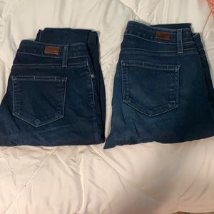 2 for 1! Paige dark wash skinny jeans